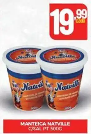 MANTEIGA NATVILLE C/SAL PT 500G