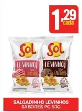 Fort Atacadista SALGADINHO LEVINHOS SABORES PC 50G oferta