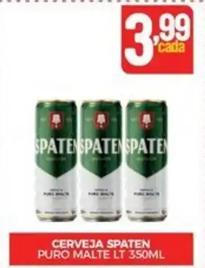 CERVEJA SPATEN PURO MALTE LT 350ML