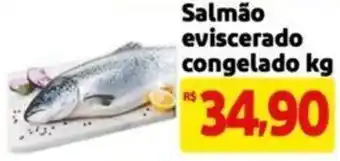 Salmão eviscerado congelado kg