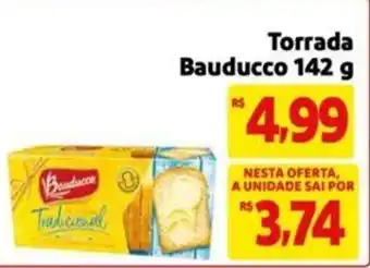 Extra Supermercado Torrada Bauducco 142 g oferta