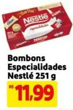 Extra Supermercado Bombons Especialidades Nestlé 251 g oferta