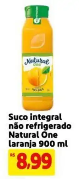 Extra Supermercado Suco integral não refrigerado Natural One laranja 900 ml oferta