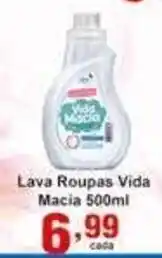 Rossi Supermercado Lava Roupas Vida Macia 500ml oferta