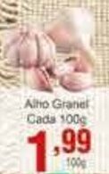 Rossi Supermercado Alho Granel a cada 100g oferta