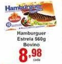 Rossi Supermercado Hamburguer Estrela 560g Bovino oferta