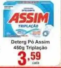 Rossi Supermercado Deterg po Assim 450g Triplacao oferta