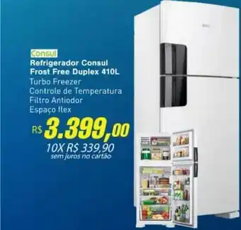 Refrigerador Consul Frost Free Duplex 410l