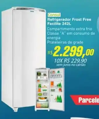 Consul Refrigerador Frost Free Facilite 342l