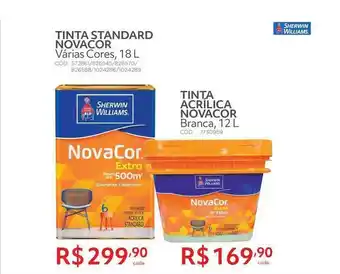Telhanorte Tinta Standard Novacor Várias Cores 18L oferta