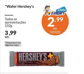 Zaffari Wafer Hershey's 102g oferta