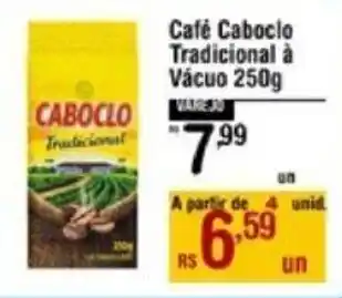 Max Atacadista Café Caboclo Tradicional à Vácuo 250g oferta