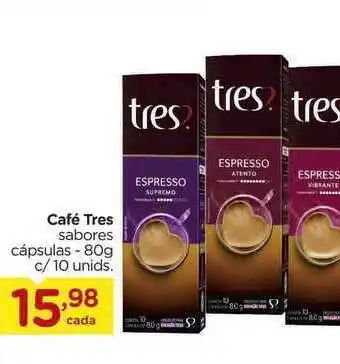 Carrefour Café Tres Sabores Cápsulas 80g oferta
