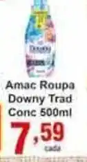 Rossi Supermercado Amac Roupa Downy Trad. Conc 500ml oferta