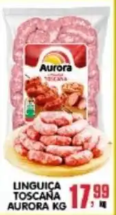 Higa's Supermercado LINGUIÇA TOSCANA AURORA KG oferta