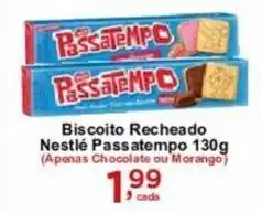 Rossi Supermercado Biscoito Recheado Nestlé Passatempo 130g oferta