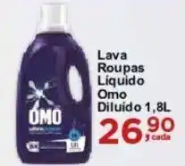 Rossi Supermercado Lava Roupas Líquido Omo Diluido 1,8L oferta