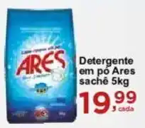Rossi Supermercado Detergente em po Ares sachê 5kg oferta
