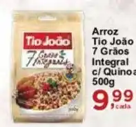 Rossi Supermercado Arroz Tio João 7 Grãos Integral c/ Quinoa 500g oferta