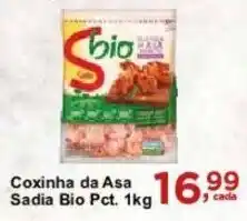 Rossi Supermercado Coxinha da Asa Sadia Bio. Pct 1kg oferta