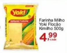 Rossi Supermercado Farinha Milho Yoki Flocão Kimilho 500g oferta