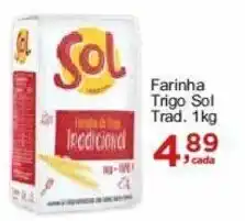 Rossi Supermercado Farinha Trigo Sol Trad. 1kg oferta