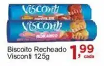Rossi Supermercado Biscoito Recheado Visconti 125g oferta