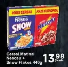 Rossi Supermercado Cereal Matinal Nescau + Snow Flakes 440g oferta