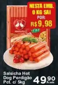 Rossi Supermercado Salsicha Hot Dog Perdigão Pct. 5kg oferta