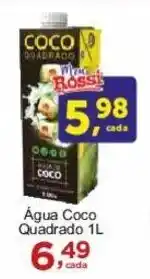 Rossi Supermercado Água Coco Quadrado 1L oferta