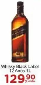 Rossi Supermercado Whisky Black Label 12 Anos 1L oferta