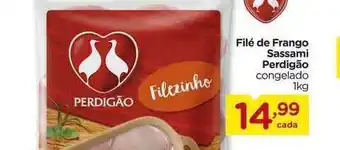 Carrefour Filé De Frango Sassami Perdigão Congelado 1kg oferta