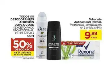Carrefour Sabonete Antibacterial Rexonavc/ 6 unids. x 84g oferta