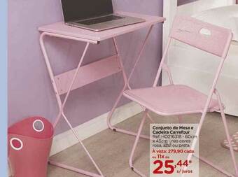 Carrefour Conjunto De Mesa E Cadeira Carrefour oferta