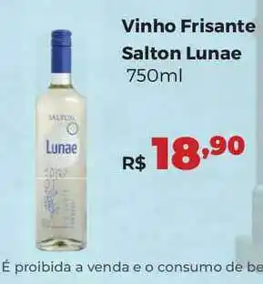 Villarreal Supermercados Vinho Frisante Salton Lunae 750ml oferta