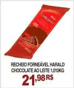 Mercadão Atacadista Recheio Forneável Harald Chocolate Ao Leite 1.010kg oferta