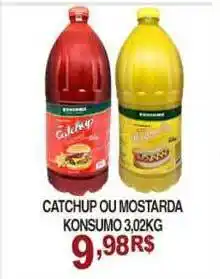 Mercadão Atacadista Catchup Ou Mostarda Konsumo 3.02kg oferta