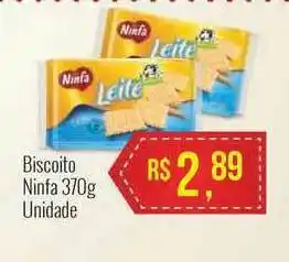 Mart Minas Biscoito Ninfa 370g unidade oferta