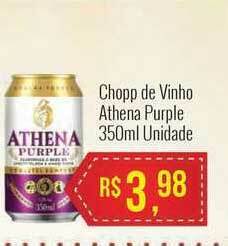 Mart Minas Chopp De Vinho Athena Purple 350ml unidade oferta