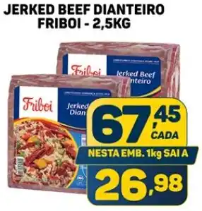 JERKED BEEF DIANTEIRO FRIBOI-2,5KG