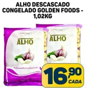 Dom Atacadista ALHO DESCASCADO CONGELADO GOLDEN FOODS - 1,02KG oferta