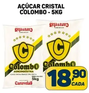AÇÚCAR CRISTAL COLOMBO-5KG
