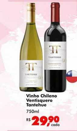 Big Box Vinho Chileno Ventisquero Tantehue 750ml oferta
