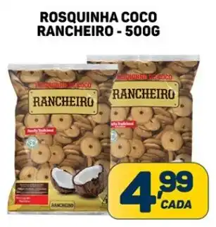 ROSQUINHA COCO RANCHEIRO-500G