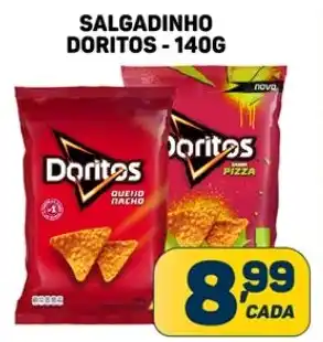 Dom Atacadista SALGADINHO DORITOS-140G oferta