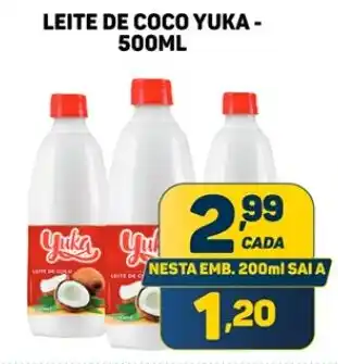 Dom Atacadista LEITE DE COCO YUKA - 500ML oferta