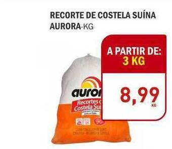 Decisão Atacarejo Recorte De Costela Suína Aurora 3kg oferta