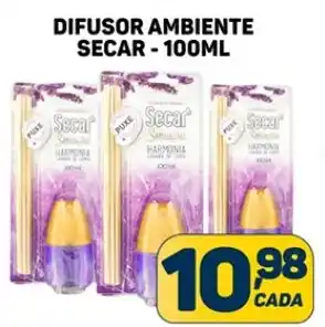 DIFUSOR AMBIENTE SECAR-100ML