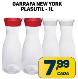 GARRAFA NEW YORK PLASUTIL - 1L