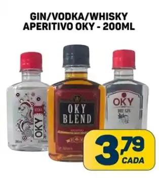 Dom Atacadista GIN/VODKA/WHISKY APERITIVO OKY - 200ML oferta